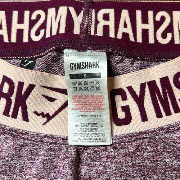 Gymshark Flex Shorts - dark ruby marl - small - Picture 3 of 6